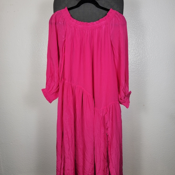 The Drop Dresses & Skirts - The Drop Women's Long Sleeve Convertible Strapless Tiered Maxi Dress Size S